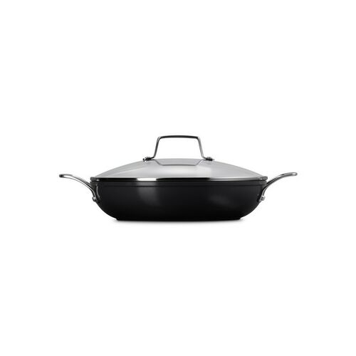 Le Creuset Essential Non-Stick Ceramic provençaalse sauteerpan met glazen deksel - 28 cm / 3.2 liter