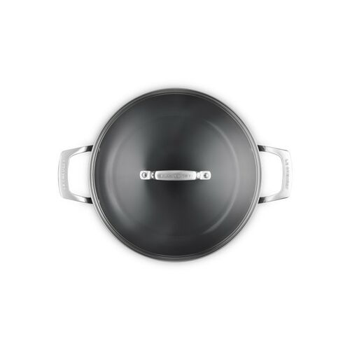 Le Creuset Essential Non-Stick Ceramic provençaalse sauteerpan met glazen deksel - 28 cm / 3.2 liter