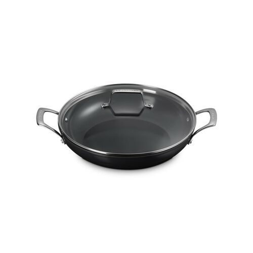 Le Creuset Essential Non-Stick Ceramic provençaalse sauteerpan met glazen deksel - 30 cm / 3.7 liter