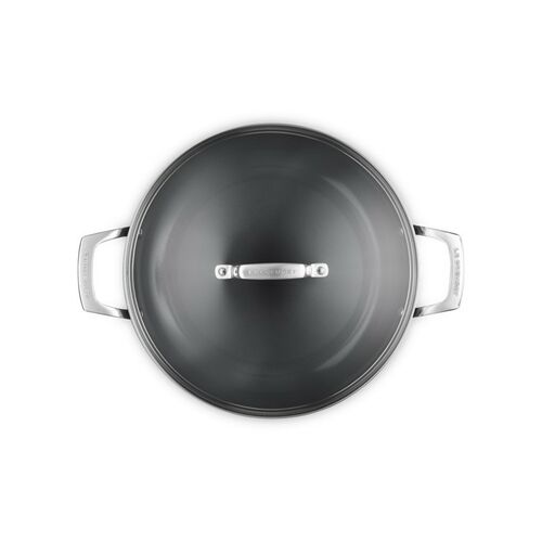 Le Creuset Essential Non-Stick Ceramic provençaalse sauteerpan met glazen deksel - 30 cm / 3.7 liter
