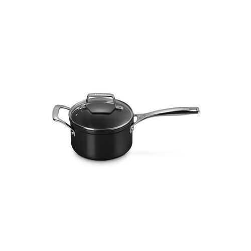 Le Creuset Essential Non-Stick Ceramic steelpan met glazen deksel - 16 cm / 1.9 liter