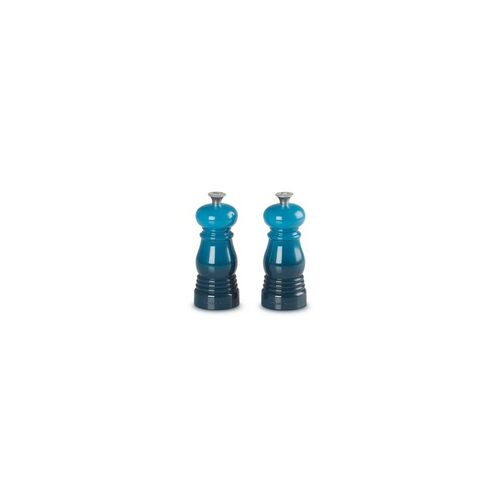 Le Creuset peper- en zoutmolen set - 11 cm - deep teal