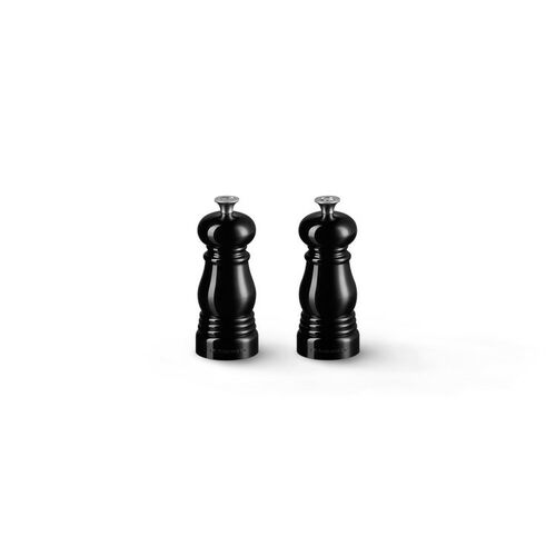 Le Creuset peper- en zoutmolen set - 11 cm - ebbenzwart