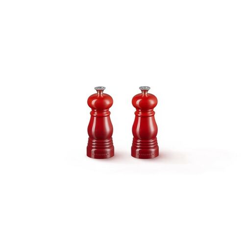 Le Creuset peper- en zoutmolen set - 11 cm - kersenrood