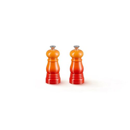 Le Creuset peper- en zoutmolen set - 11 cm - oranjerood