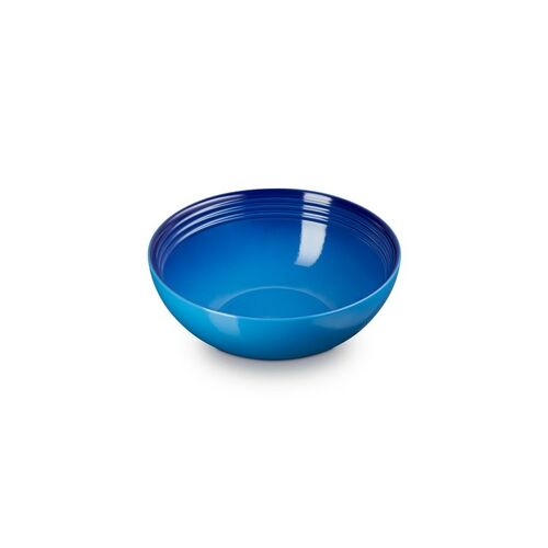 Le Creuset aardewerken serveerbowl - 24 cm - azure