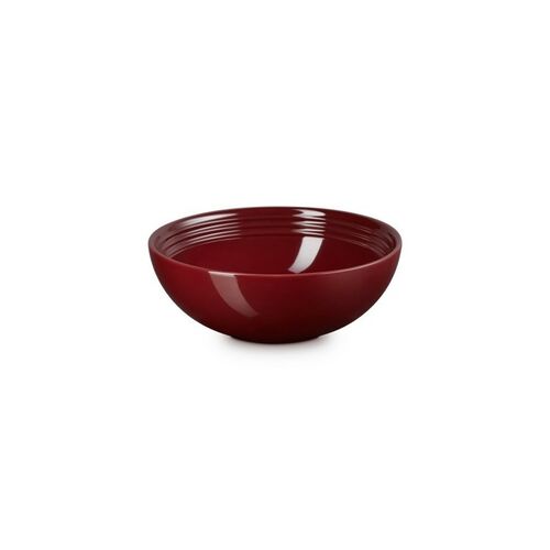 Le Creuset aardewerken serveerbowl - 24 cm - garnet