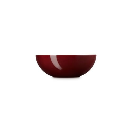 Le Creuset aardewerken serveerbowl - 24 cm - garnet