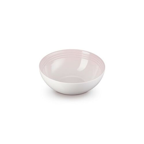 Le Creuset aardewerken serveerbowl - 24 cm - shell pink