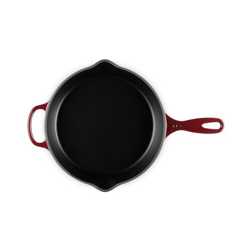 Le Creuset gietijzeren hoge skillet - 26 cm / 2 liter - garnet