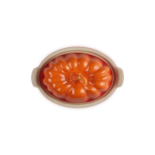 Le Creuset aardewerken botervloot pompoen - oranjerood