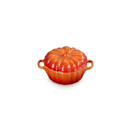 Le Creuset aardewerken mini-braadpan pompoen -  0.35 liter - oranjerood