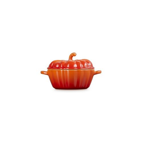 Le Creuset aardewerken mini-braadpan pompoen -  0.35 liter - oranjerood