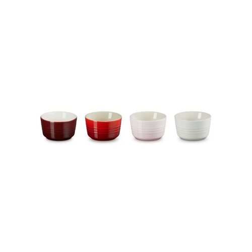 Le Creuset set van 4 aardewerken mini ramekins - petits fours