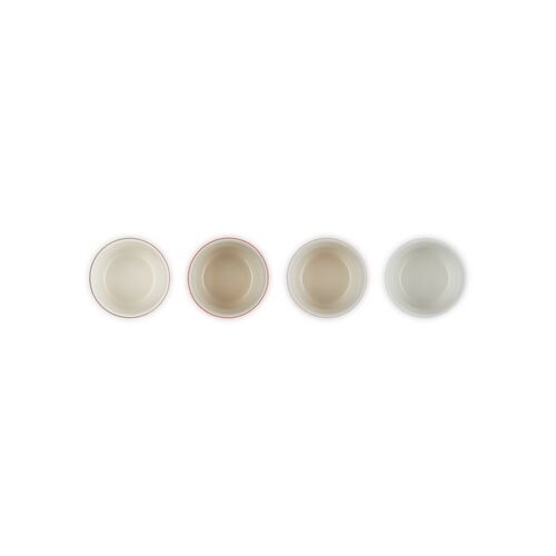 Le Creuset set van 4 aardewerken mini ramekins - petits fours