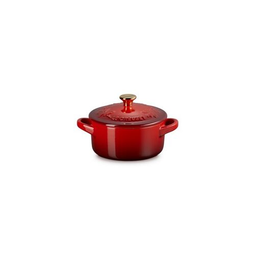 Le Creuset aardewerken mini-braadpan Holly - 10 cm / 0.25 liter - kersenrood
