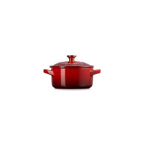 Le Creuset aardewerken mini-braadpan Holly - 10 cm / 0.25 liter - kersenrood