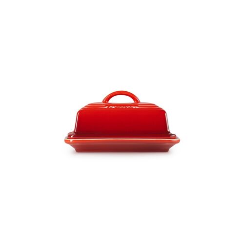 Le Creuset aardewerken botervloot - kersenrood