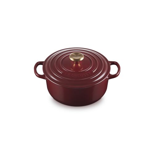 Le Creuset gietijzeren ronde braadpan 20 cm / 2.4 liter - garnet