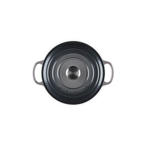 Le Creuset gietijzeren ronde braadpan 20 cm / 2.4 liter - flint