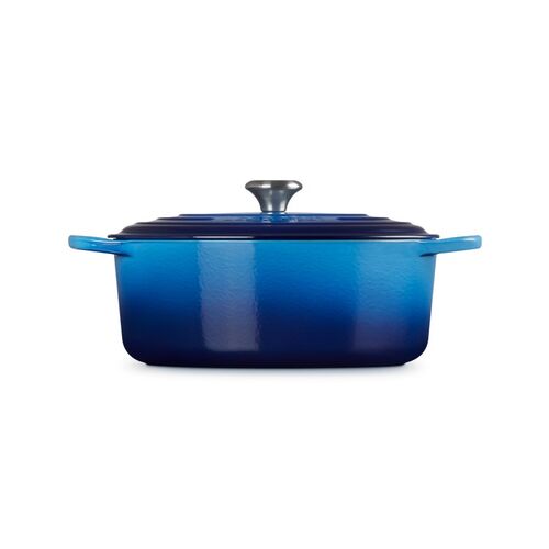 Le Creuset gietijzeren ovale braadpan 31 cm / 6.3 liter - azure