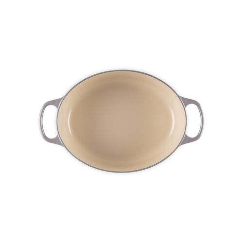 Le Creuset gietijzeren ovale braadpan - 31 cm / 6.3 liter - flint
