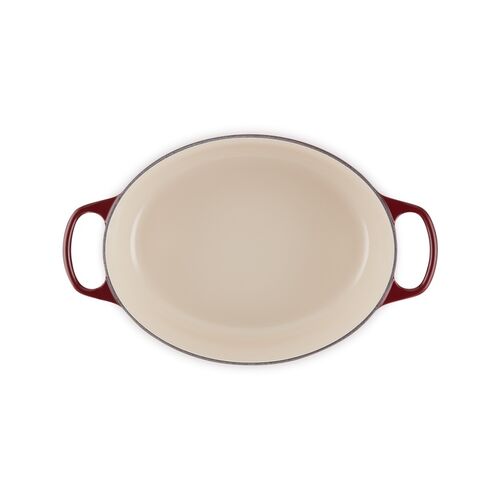 Le Creuset gietijzeren ovale braadpan 31 cm / 6.3 liter - garnet