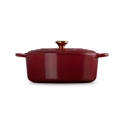 Le Creuset gietijzeren ovale braadpan 31 cm / 6.3 liter - garnet