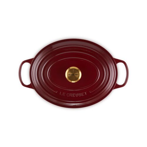 Le Creuset gietijzeren ovale braadpan 31 cm / 6.3 liter - garnet