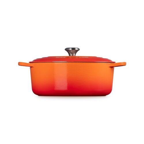 Le Creuset gietijzeren ovale braadpan 31 cm / 6.3 liter - oranjerood