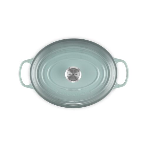 Le Creuset gietijzeren ovale braadpan - 31 cm / 6.3 liter - sea salt