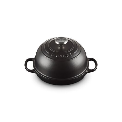 Le Creuset gietijzeren broodpan 24 cm / 1.6 liter - mat zwart