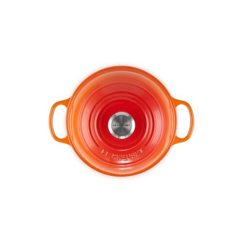 Le Creuset gietijzeren broodpan 24 cm / 1.6 liter - oranjerood