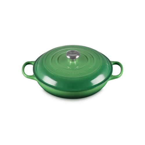 Le Creuset gietijzeren campagnard 30 cm / 3.5 liter - bamboo