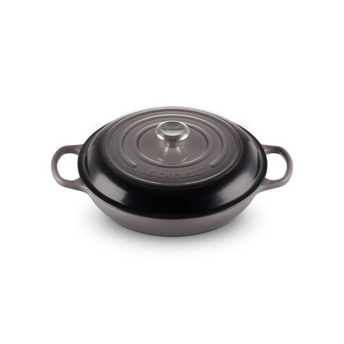 Le Creuset gietijzeren campagnard 30 cm / 3.5 liter - flint