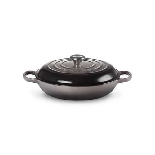 Le Creuset gietijzeren campagnard 30 cm / 3.5 liter - flint