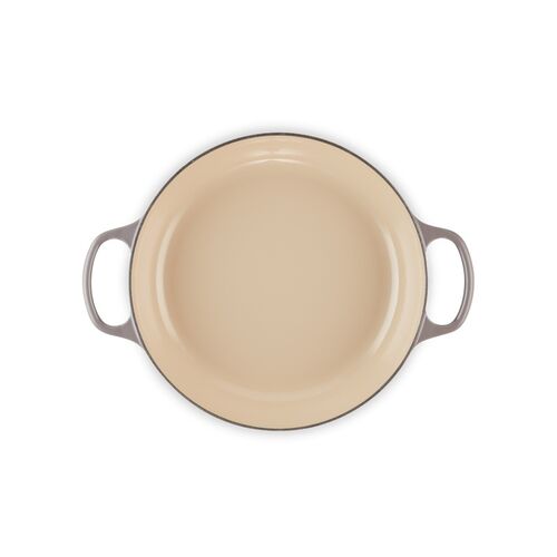 Le Creuset gietijzeren campagnard 30 cm / 3.5 liter - flint