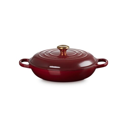 Le Creuset gietijzeren campagnard 30 cm / 3.5 liter - garnet