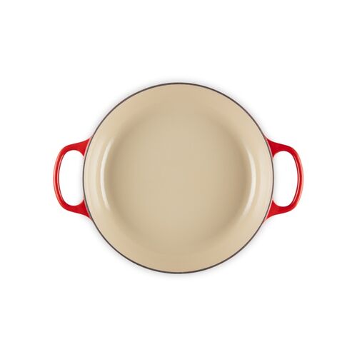 Le Creuset gietijzeren campagnard 30 cm / 3.5 liter - kersenrood