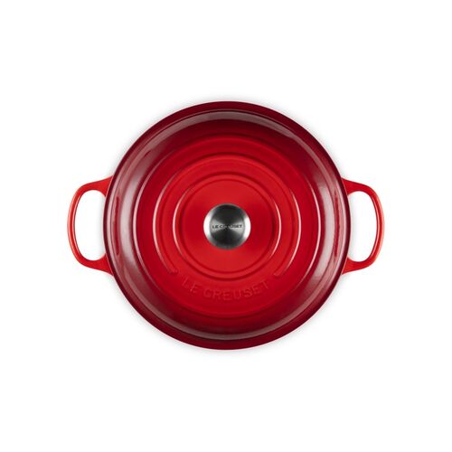 Le Creuset gietijzeren campagnard 30 cm / 3.5 liter - kersenrood