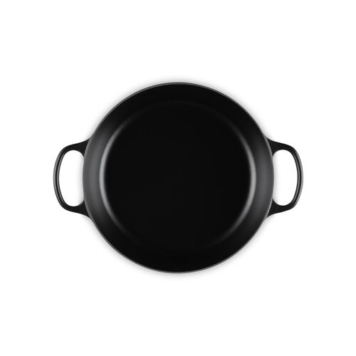 Le Creuset gietijzeren campagnard 30 cm / 3.5 liter - zwart