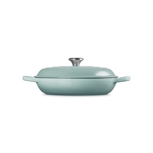 Le Creuset gietijzeren campagnard 30 cm / 3.5 liter - sea salt