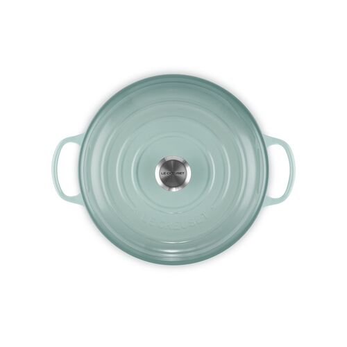 Le Creuset gietijzeren campagnard 30 cm / 3.5 liter - sea salt