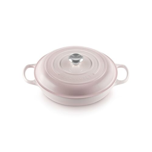 Le Creuset gietijzeren campagnard 30 cm / 3.5 liter - shell pink