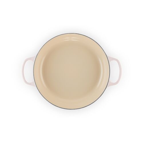 Le Creuset gietijzeren campagnard 30 cm / 3.5 liter - shell pink