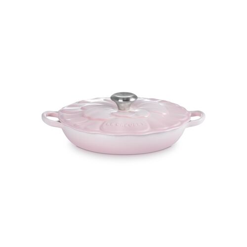 Le Creuset gietijzeren campagnard bloesem 26 cm / 2.2 liter - shell pink
