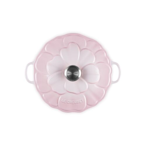 Le Creuset gietijzeren campagnard bloesem 26 cm / 2.2 liter - shell pink