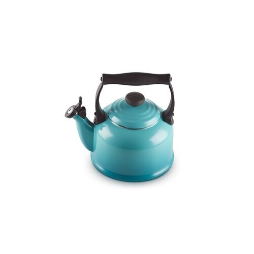 Le Creuset fluitketel Tradition - caribbean blue