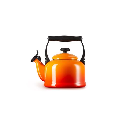 Le Creuset fluitketel Tradition - oranjerood