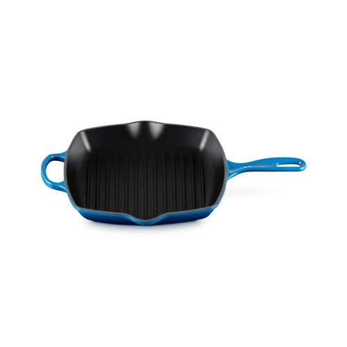 Le Creuset vierkante gietijzeren Grillit® - 26 cm - azure
